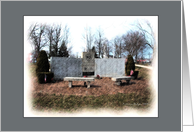 War Memorial on Foxborough Common card