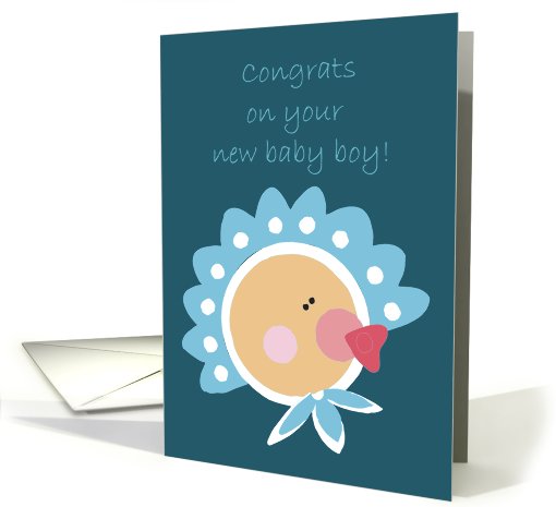 Congrats on Your New Baby Boy card (466546)