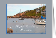 Happy Birthday, Grandpa! - Sailboats card