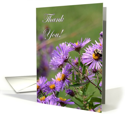 Thank You Sympathy- Purple Flowers card (602486)