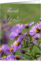 Thank You Sympathy- Purple Flowers card