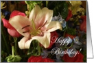 Happy Birthday - Floral card