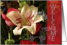 New Client Welcome - Floral card