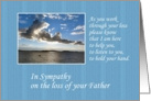 Sympathy on Loss of Your Father card