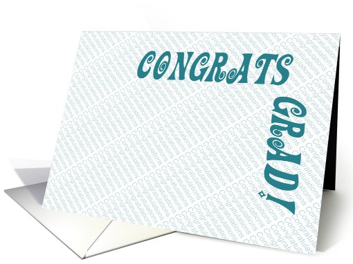 Congrats, Grad card (610168)