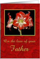 Sympathy - Loss of Father card