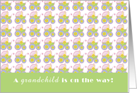 Grandchild Baby Announcement card