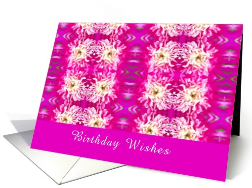 Happy Birthday - Pink card (616676)