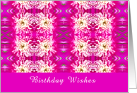 Happy Birthday - Pink card