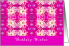 Happy Birthday - Pink card