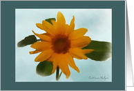 Love for Girlfriend - Sunflower card