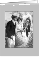 Vintage Two Men & a Woman card
