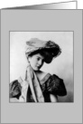 Vintage Woman in Bonnet card