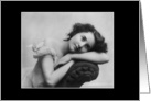 Vintage Woman on Chaise card