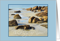 Thinking of You- Beach card