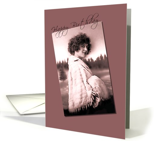 Happy BIrthday - Vintage card (641079)