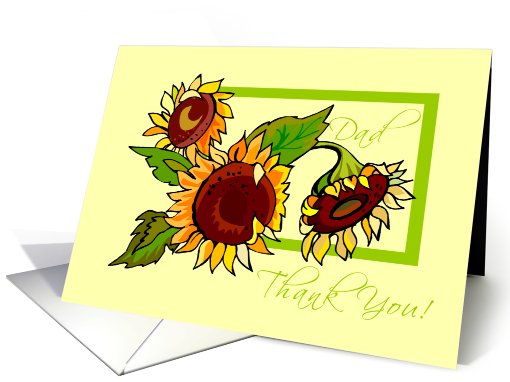 Dad- Thank You card (645376)