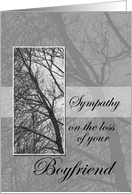 Loss of Boyfriend Sympathy card