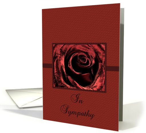 Sympathy Rose card (650453)
