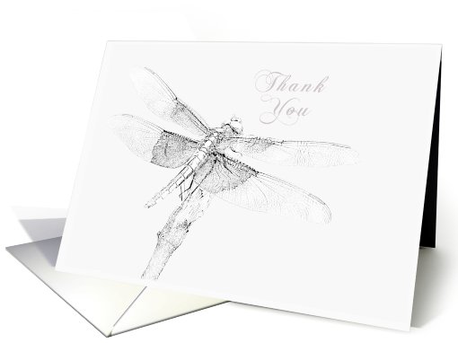 Thank You Dragonfly card (657456)