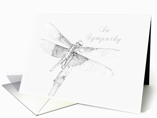 In Sympathy, Dragonfly card (657480)