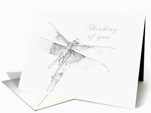 Thinking of You - Dragonfly card (657548)