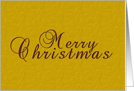 Merry Christmas card