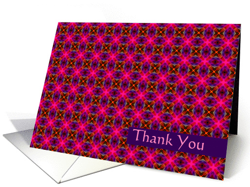 Thank You - Pink card (690234)
