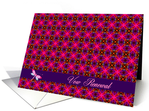 Vow Renewal Invitation with Dragonfly card (690660)