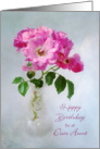 Rose Bouquet Birthday Card for Aunt card
