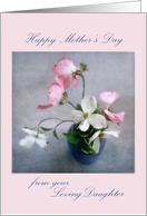 Dogwood Still Life Mother’s Day Card from Loving Daughter card