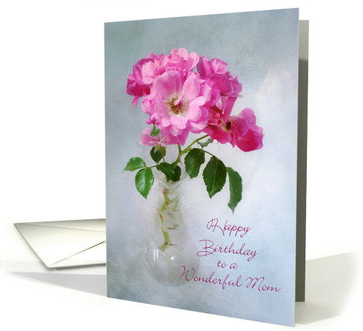 Rose Bouquet Birthday Card for Mom card (1384646)