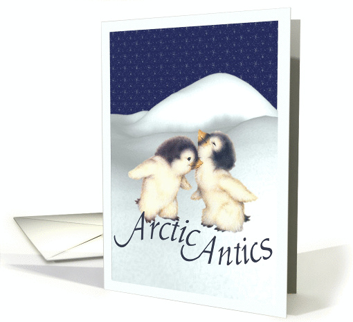 Cute Penguins Blank card (114335)