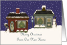 Cottages Our New Address Christmas Card