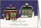 Cottages Neighbor Christmas Card