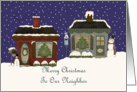 Cottages Our Neighbor Christmas Card