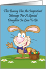 Jelly Beans Humor Daughter In Law To Be Easter Card