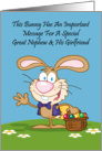 Jelly Beans Humor Great Nephew and His Girlfriend Card