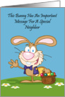 Jelly Beans Humor Neighbor Easter Card