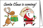 Dirty Christmas Pregnancy Surprise Card