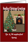 Aunt Pretty Livingroom Christmas Card
