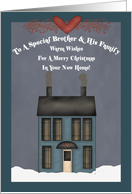 Special Brother and His Family Christmas In New Home card