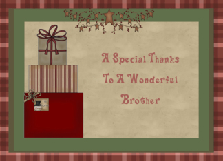 Brother, Thank You...