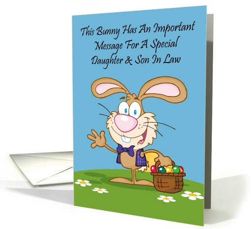 Jelly Beans Humor Daughter and Son In Law Easter card (1226236)