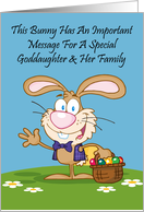 Jelly Beans Humor Goddaughter and Her Family Card