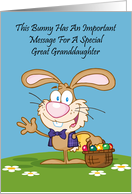 Jelly Beans Humor Great Granddaughter Card