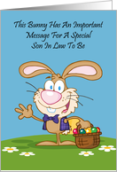 Jelly Beans Humor Son In Law To Be Easter Card