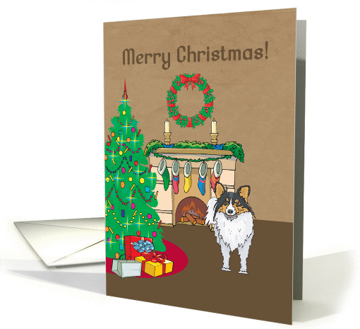 Christmas Tree Sheltie Christmas card (129667)