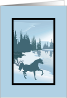 Silhouette Hackney Christmas Card