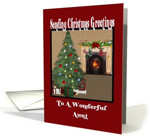 Aunt Pretty Livingroom Christmas card (1347348)